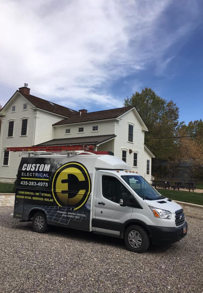 A residential electrical project fit for Custom Electrical's expertise - contact them for a electrician faq.