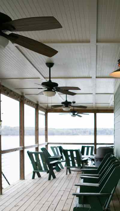 Use fans like these to help keep your home cool in the summer - tips with Custom Electrical Services .