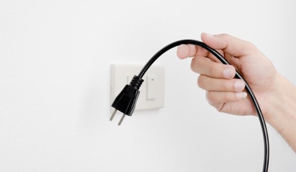 Unplug cords when things are not in use can help you save energy and on your bill - tips with Custom Electrical Services .